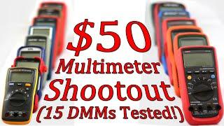 $50 Multimeter Shootout - Part 6 - 15 DMMs Compared! - Probes - #0073