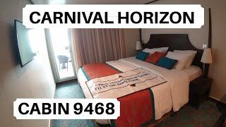 Carnival Horizon Cabin 9468 Category HI Havana Aft-View Extended Balcony Stateroom