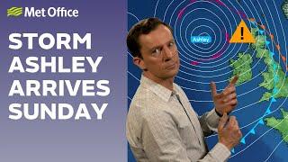 18/10/2024 – Storm Ashley on the way – Met Office weather forecast UK