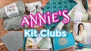 Annie's Kit Clubs | Creative Quilters | Knit Afghan | Craft Subscription Box Review