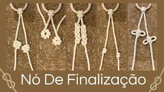 Diy Knot / Nó De Finalização Macrame 🪢