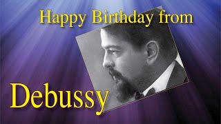 Happy Birthday from Debussy • Werner Elmker piano improvisation [HQ]