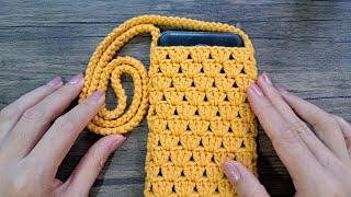 DIY Crochet Phone Bag Tutorial | 3DC Stitch