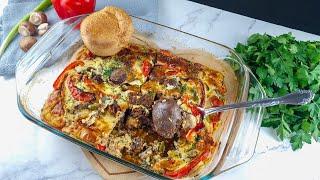 High Protein Low Carb Chicken Liver Dinner Casserole Recipe