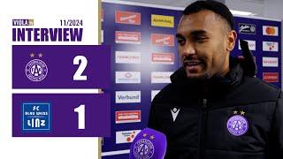 Torschütze Maurice Malone zum 2:1-Sieg gegen Blau Weiss Linz (11/2024) #faklive #violatv