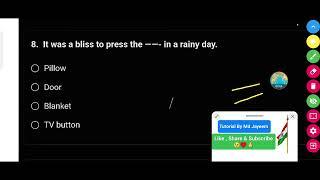 It was a bliss to press the ----- in a rainy day.