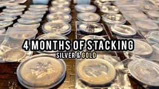 Stacked 93 ounces of silver! | 4 months of stacking #preciousmetals