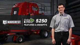 Marcrest - Bale Baron 5250 Features and Benefits - Full Machine Walkaround