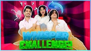 Funniest Whisper Challenge Ever ⋮ Ft. Mohsin Khan & Noorin Sha