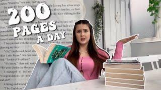 I tried reading 200 pages every day for a week (reading vlog) ‍ | Ella Rose Reads