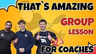 Table Tennis Group Lesson With That`s Amazing | Tips for Beginner Coaches