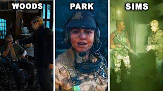 Woods, Park, Sims reaction to seeing Adler again (Old Characters Reunited) -COD: Black Ops 6