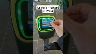 using a metcard on a myki machine #train #railway #railroad