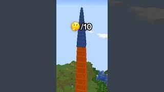 Minecraft BIGGEST Cobblestone Tower HACK 