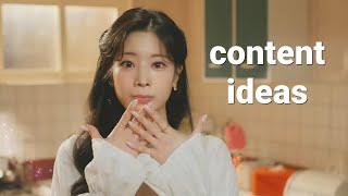 kpop content ideas for ktubers who are struggling