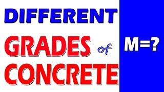 Grade of concrete - grade of concrete | concrete grade ratio | m10,m15,m20,m25 ...