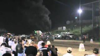 Jerry Hairhoger pulling his Kenworth in the pulloff at Westmoreland