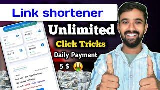 Url shortener self click unlimited trick | How to earn money from link shortener | Self Click