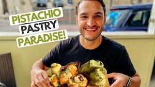 The BEST Pistachio Pastries in Sicily, Italy!