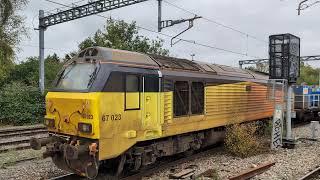 Colas Rail Class 67's no's: 67027-67023 @ Swindon (3S32) 09/10/2024.