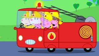 Peppa en de Brandweerwagen  Tekenfilm | Peppa Pig Nederlands Compilatie Nieuwe