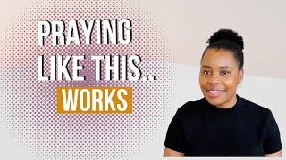 Every time You Pray, Say THIS | Tip On How To Pray Effectively