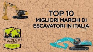 TOP 10 excavator brands in Italy 