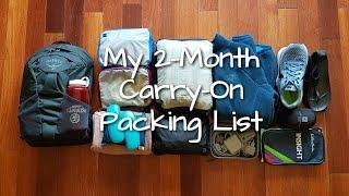 6 Month (or more) Women’s Minimalist Packing List | One Bag