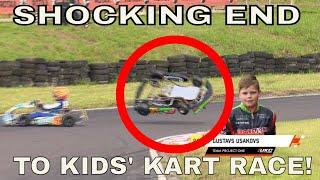 SHOCKING END to Kids' Kart Race! Most Watched Kart Race Ever in First Month on YT!, UKC Rd 3, Wigan.