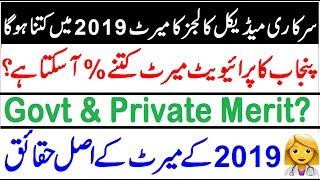 Expected Merit of MBBS in Govt and Private Medical Colleges in Pakistan