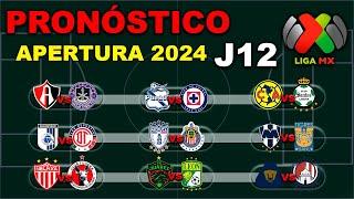  El mejor PRONÓSTICO para la JORNADA 12 de la LIGA MX APERTURA 2024 | Análisis - Predicción