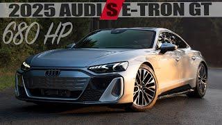 FIRST DRIVE! 2025 AUDI S E-TRON GT 680HP - New name, new features, more range and power. Enough?