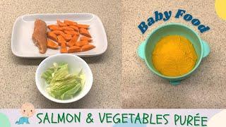 BABY FOOD: SALMON & VEGETABLE PURÉE | Hazel's Diary