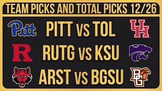 College Football Picks Today 12/26/24 NCAAF Bowl Betting Picks and Predictions