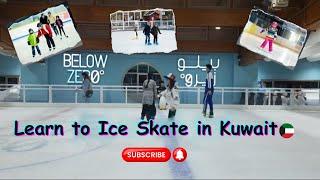 Learning to Ice Skate in Below Zero Kuwait | Ultimate Summer Activity for Kids!