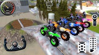 Extreme Bike Ramp Stunts Driving - Offroad Outlaws Best Bikes simulator 2024 - Android ios gameplay