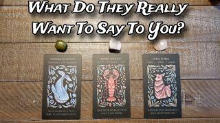  What Do They Really Want To Say To You? Pick A Card Love Reading