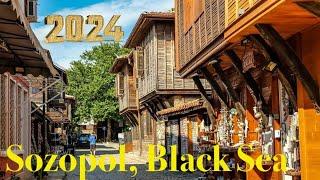 Sozopol, Bulgaria Walking Tour in 4K | The Old Town 2024 / Созопол, България