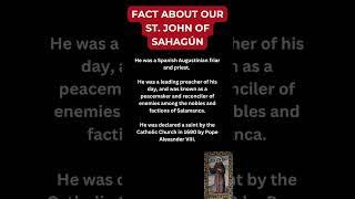 Saint of the Day | June 12 | St. John of Sahagún #catholicsaints