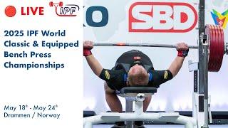  LIVE: Men M2 59 - 93 kg Equipped - 2025 World Bench Press Championships
