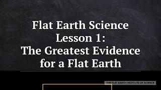 Flat earth research, really Kyle Adams?