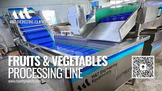 Fruits and vegetables Processing Line, Integrated Packhouse, Sorting And Grading Line- M&T