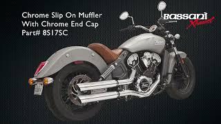 Indian Scout with Slip On Performance Mufflers by Bassani Xhaust