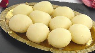 Bengali White Sweets Recipe | Shada Misty Recipe | Rosogolla