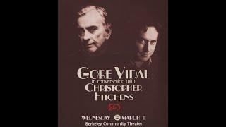 Gore Vidal with Christopher Hitchens in Berkeley Community Theatre, March 11, 1999