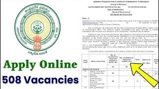 Andhra Pradesh Group 2 Notification 2023 – Check 950 APPSC Group 2 Posts List 2022 @ psc.ap.gov.in