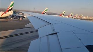 EMIRATES 777-300ER | FULL Pushback, Taxi, and Takeoff from Dubai Airport 