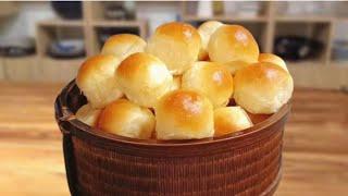 免揉泡泡麵包！做法超级簡單（No knead Mini Buns)