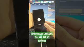 Galaxy S21 5G (G991B)Hard Reset - Forgot Password? Remove Screen Lock | فورمات S21 5G حذف قفل الشاشة