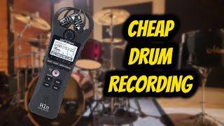 Recording Drums on a Budget with the Zoom H1n